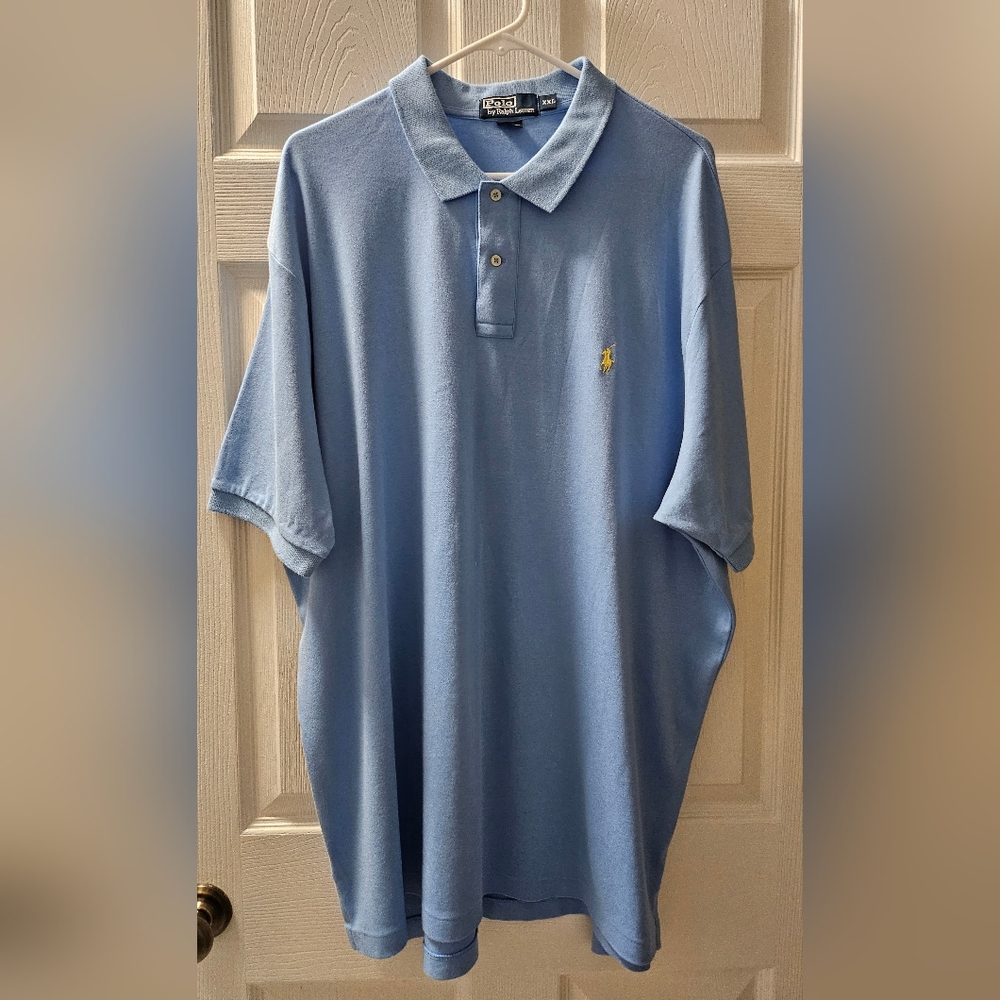 Polo by Ralph Lauren Light Blue Polo Shirt Classic Fit XXL